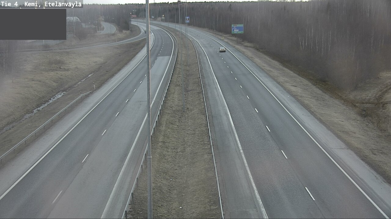 Weather Camera Image Road 4 Kemi, Etelänväylä, Kemi, Lappi