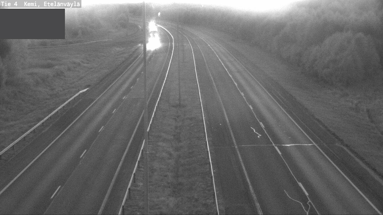 Weather Camera Image Väg 4 Kemi, Etelänväylä, Kemi, Lappi
