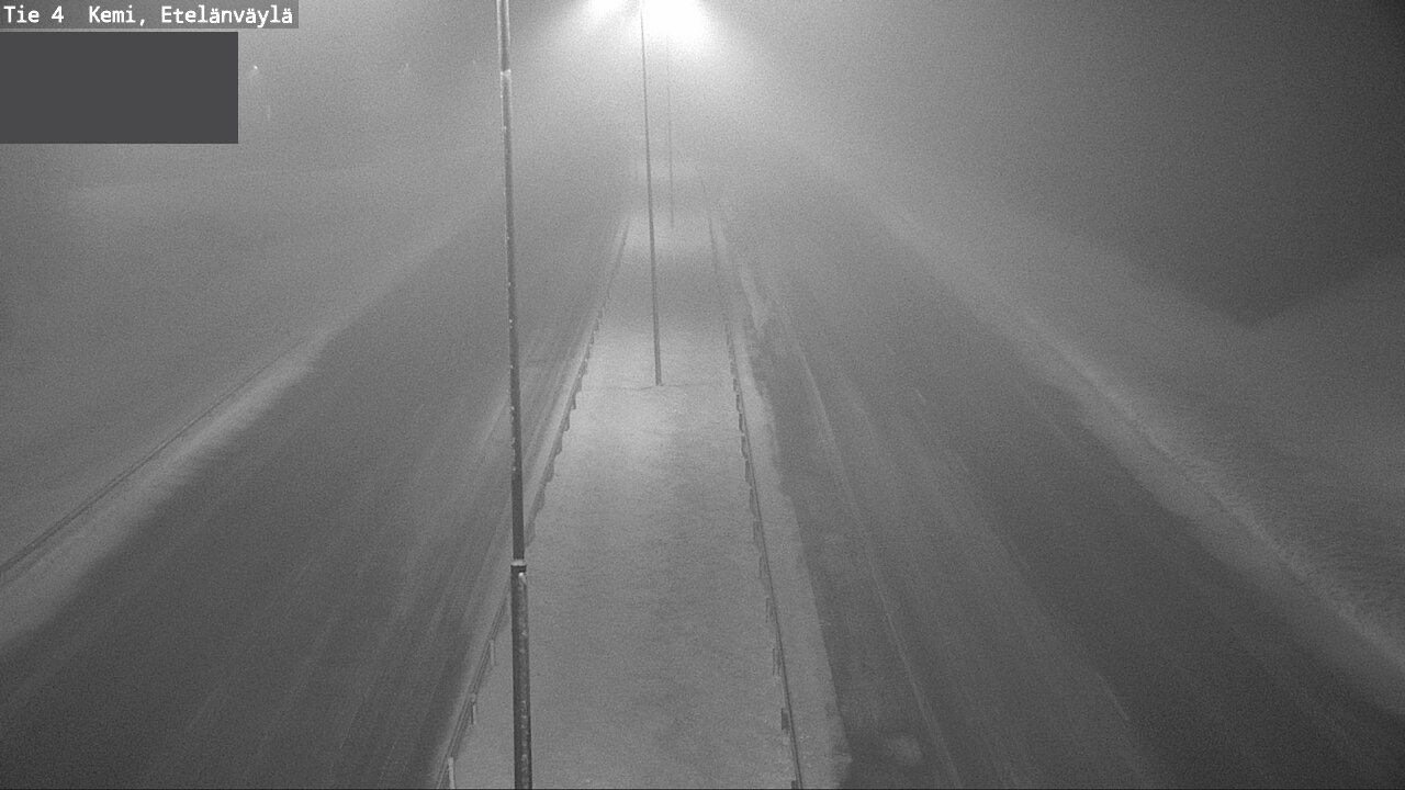 Weather Camera Image Road 4 Kemi, Etelänväylä, Kemi, Lappi