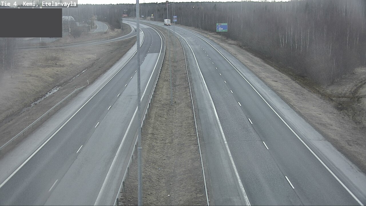 Weather Camera Image Road 4 Kemi, Etelänväylä, Kemi, Lappi