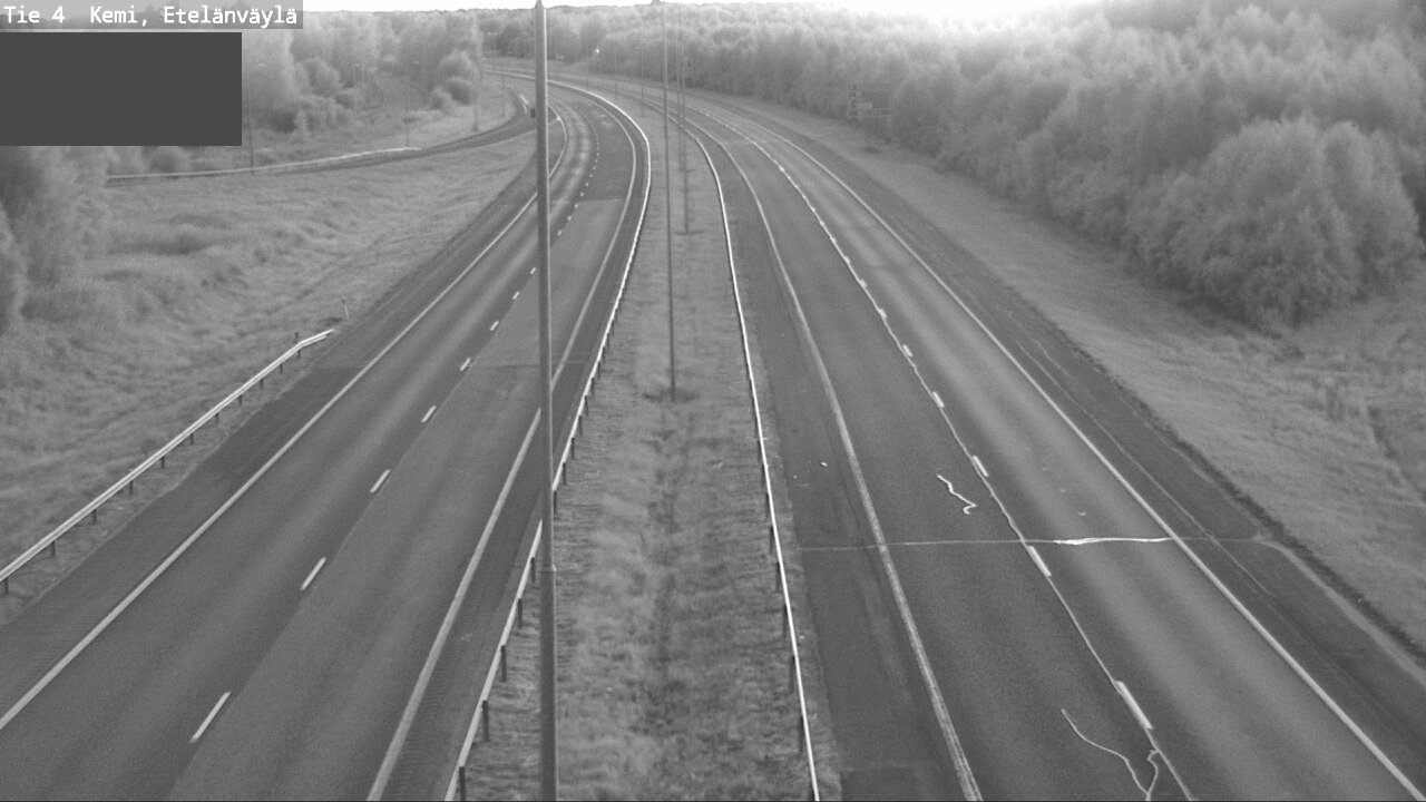 Weather Camera Image Väg 4 Kemi, Etelänväylä, Kemi, Lappi