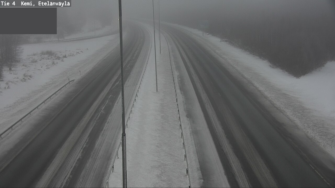Weather Camera Image Väg 4 Kemi, Etelänväylä, Kemi, Lappi