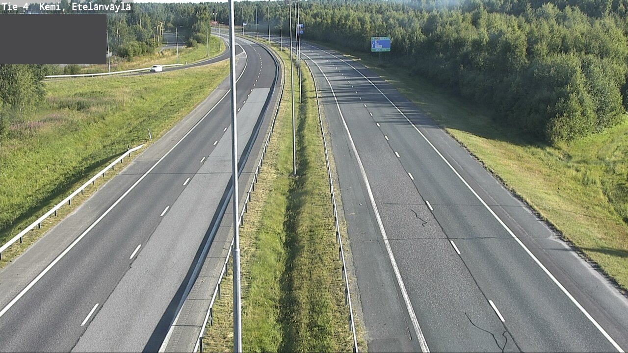 Weather Camera Image Väg 4 Kemi, Etelänväylä, Kemi, Lappi