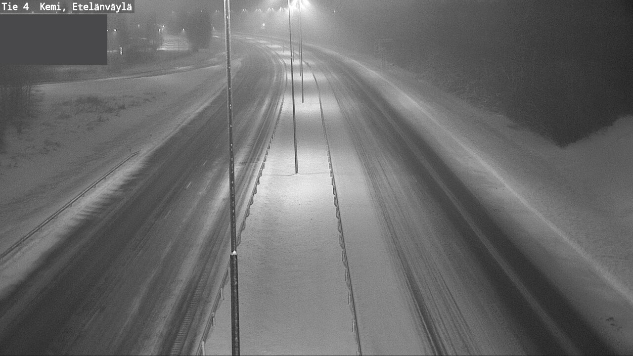 Weather Camera Image Road 4 Kemi, Etelänväylä, Kemi, Lappi
