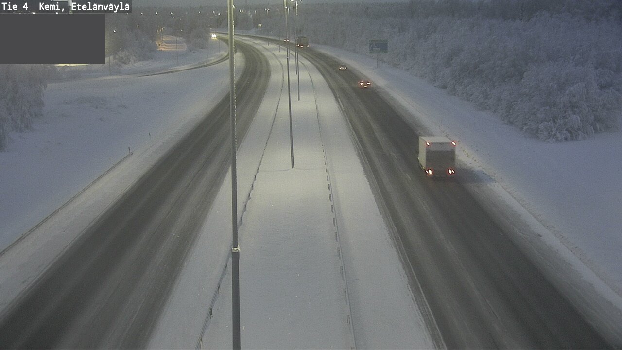 Kelikamerat Kuva Tie 4 Kemi, Etelänväylä, Kemi, Lappi