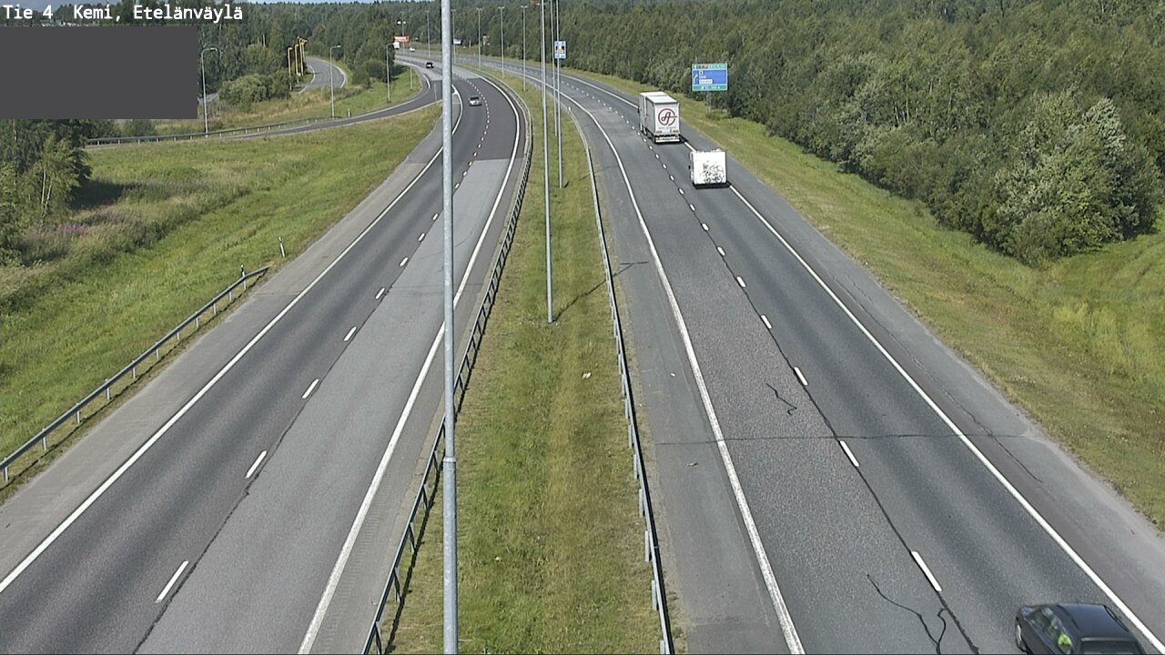 Weather Camera Image Väg 4 Kemi, Etelänväylä, Kemi, Lappi