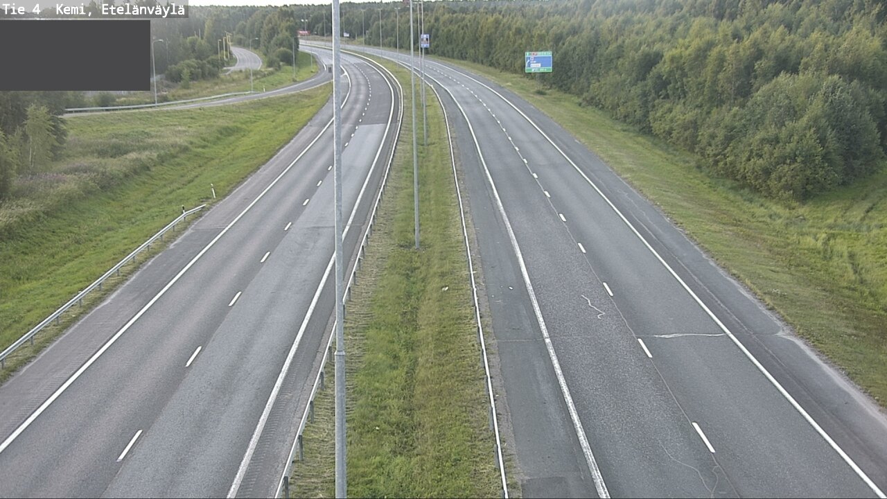Weather Camera Image Väg 4 Kemi, Etelänväylä, Kemi, Lappi