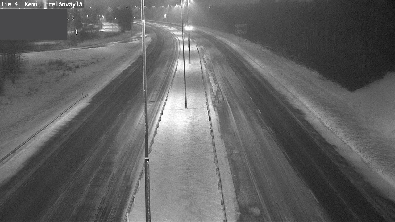 Weather Camera Image Road 4 Kemi, Etelänväylä, Kemi, Lappi
