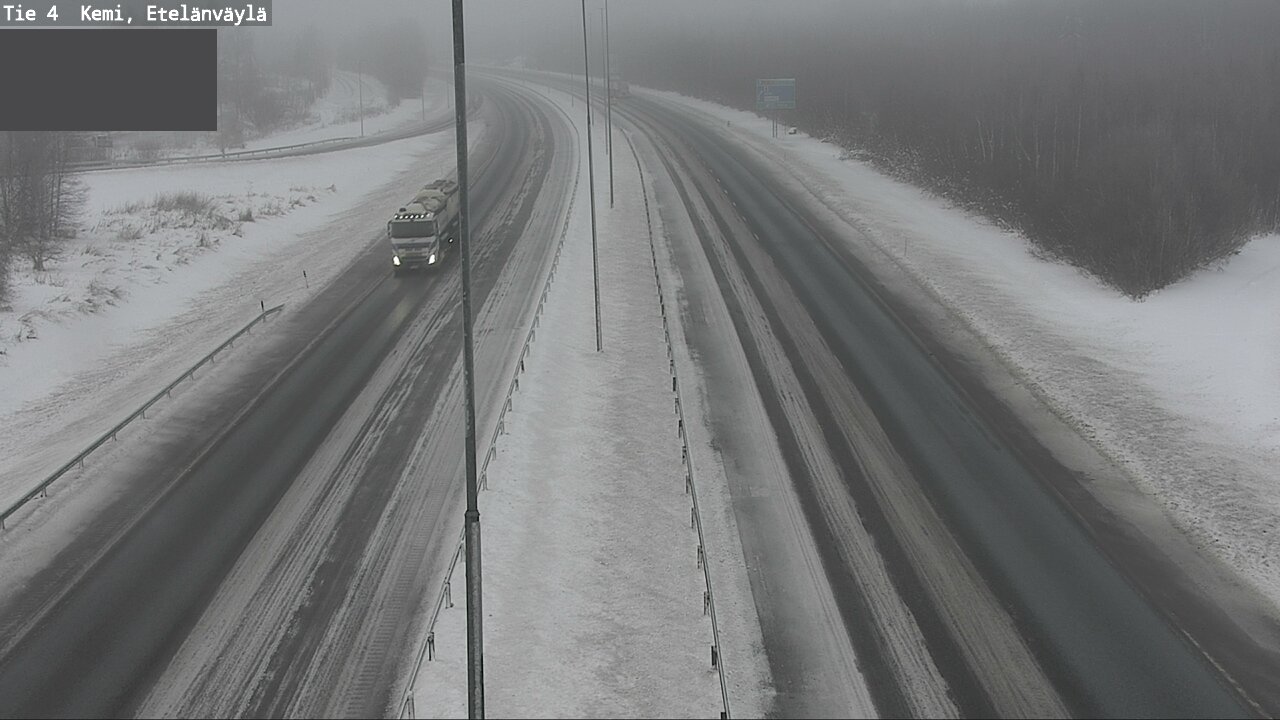 Weather Camera Image Väg 4 Kemi, Etelänväylä, Kemi, Lappi