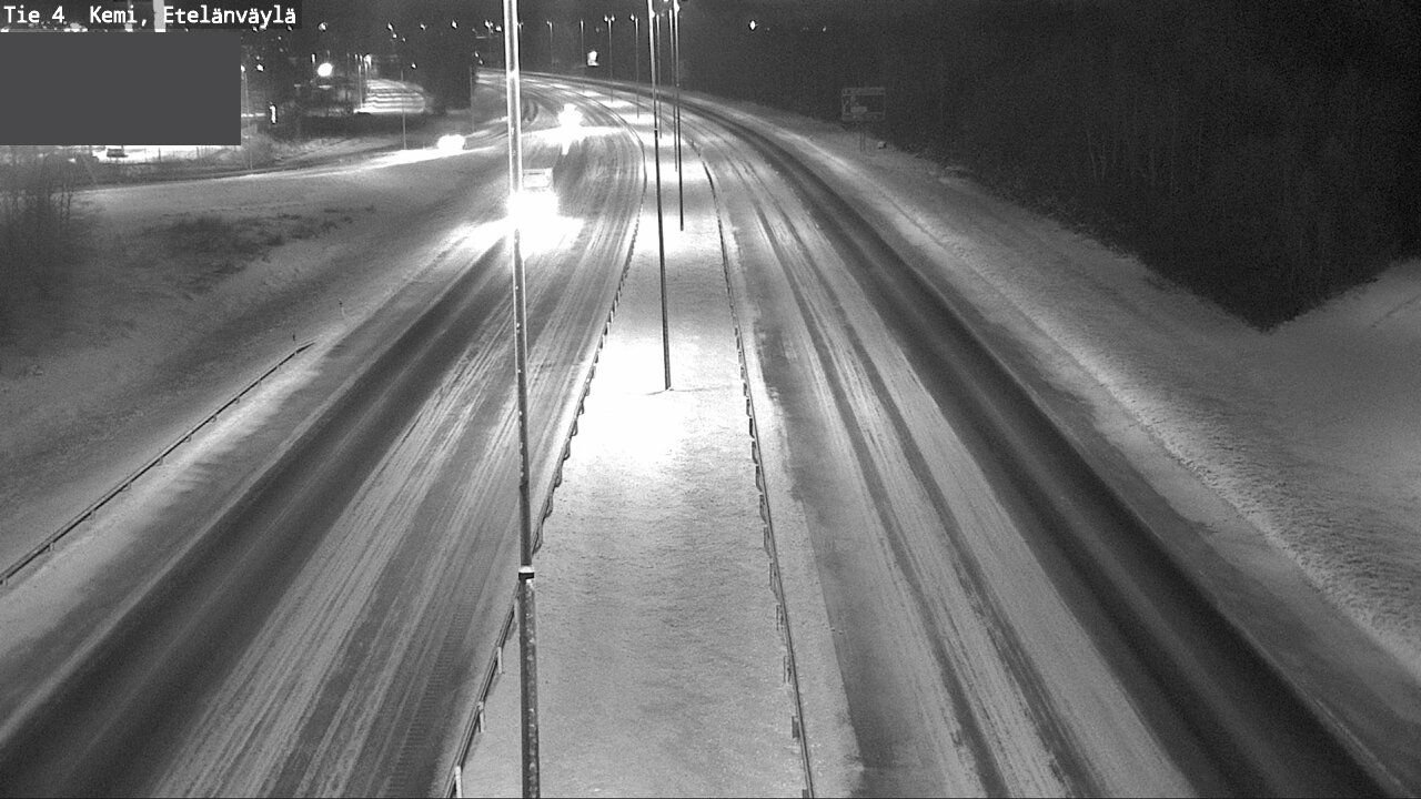 Weather Camera Image Road 4 Kemi, Etelänväylä, Kemi, Lappi