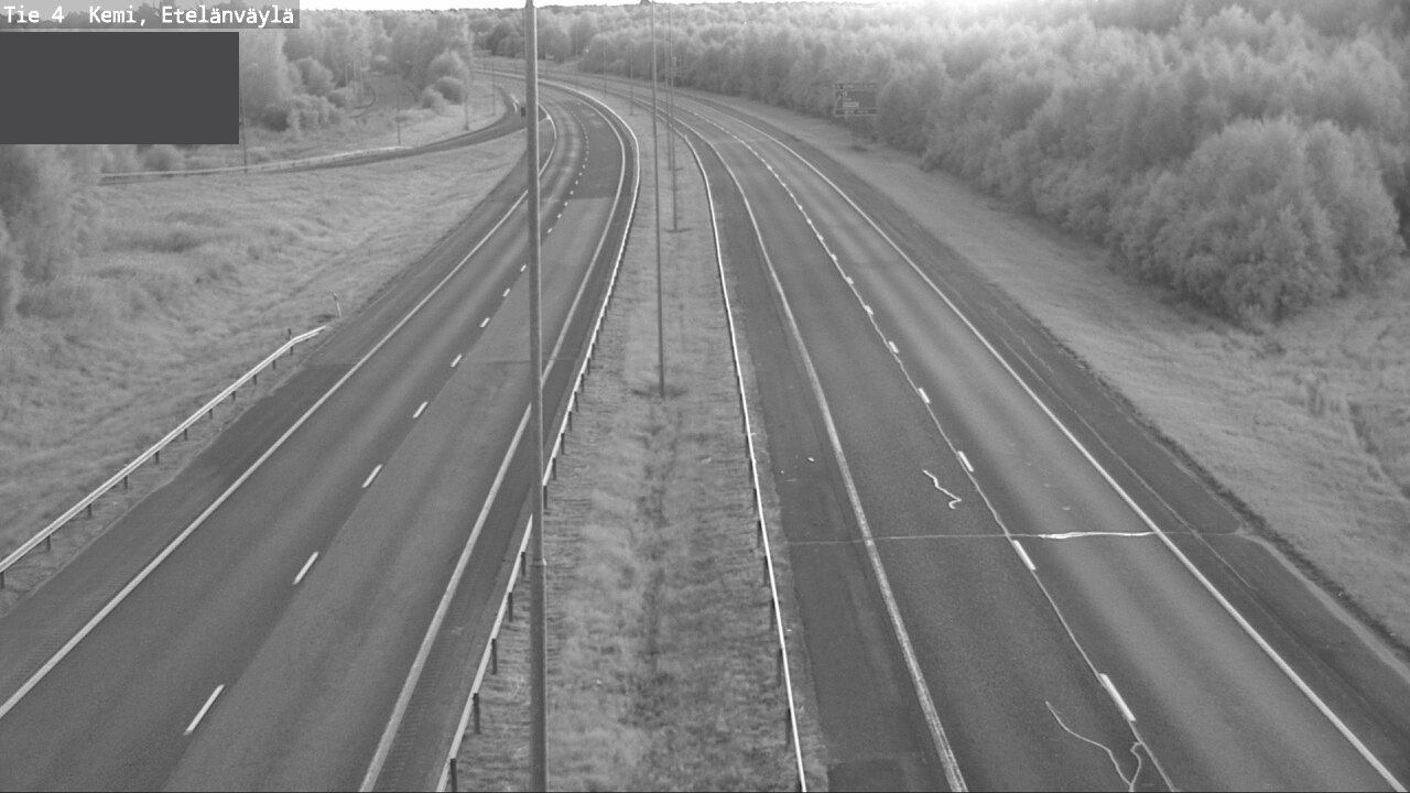 Weather Camera Image Väg 4 Kemi, Etelänväylä, Kemi, Lappi