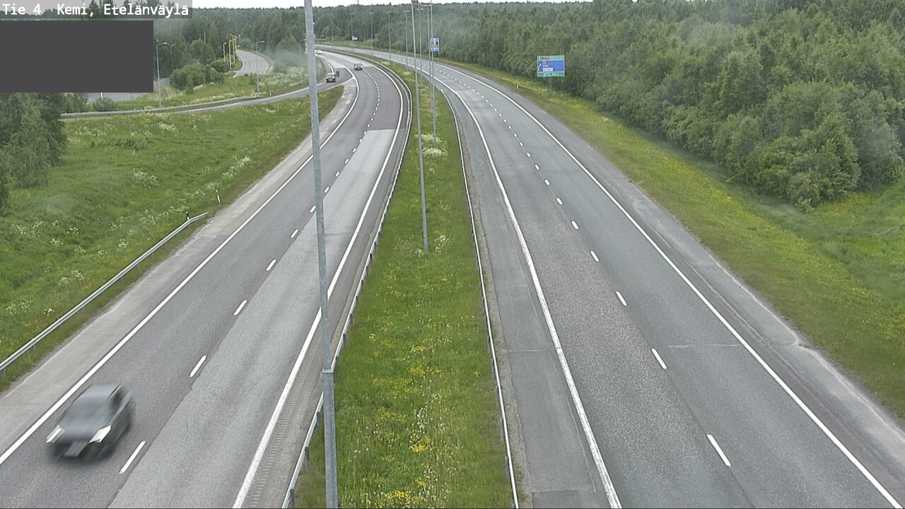 Kelikamerat Kuva Tie 4 Kemi, Etelänväylä, Kemi, Lappi