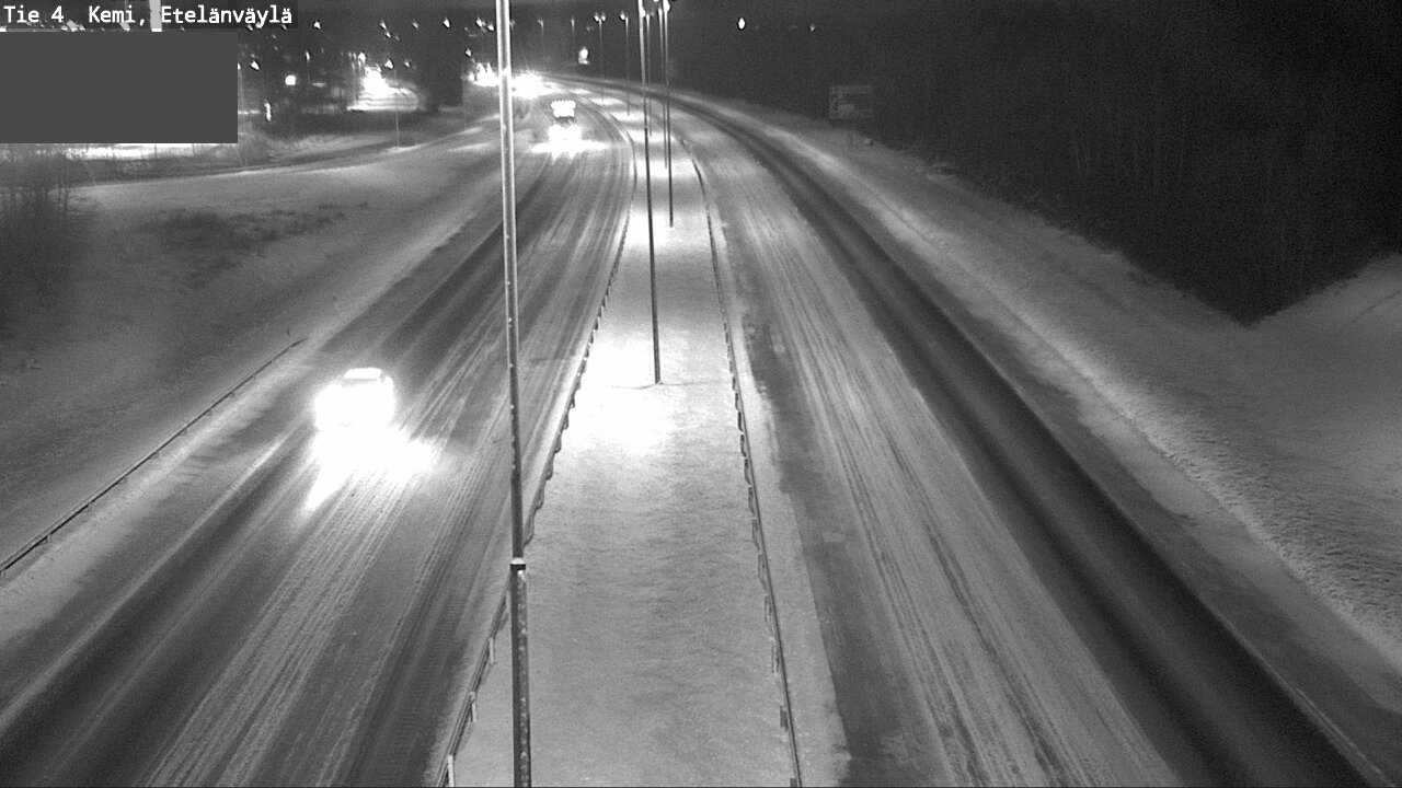 Weather Camera Image Road 4 Kemi, Etelänväylä, Kemi, Lappi