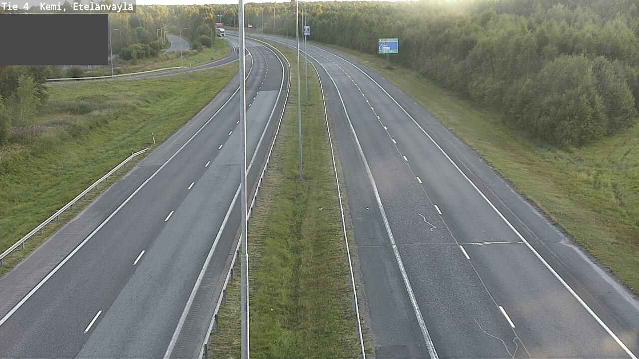 Weather Camera Image Väg 4 Kemi, Etelänväylä, Kemi, Lappi
