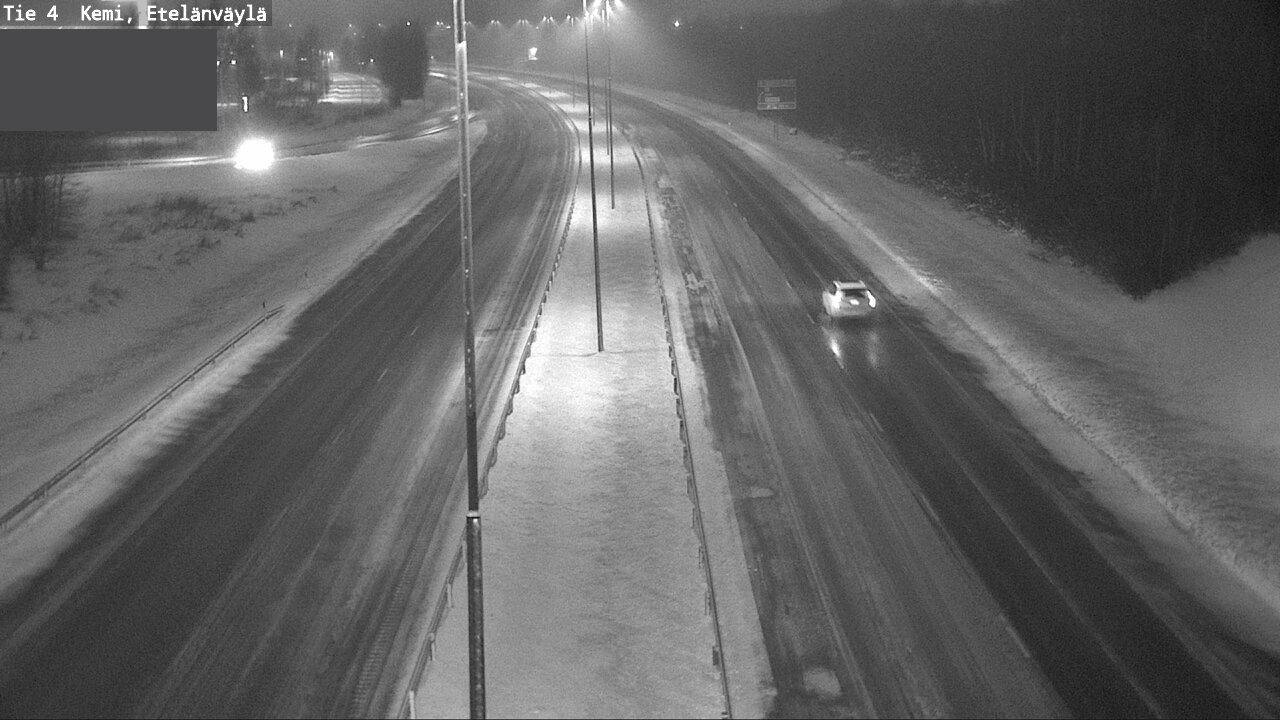 Weather Camera Image Road 4 Kemi, Etelänväylä, Kemi, Lappi