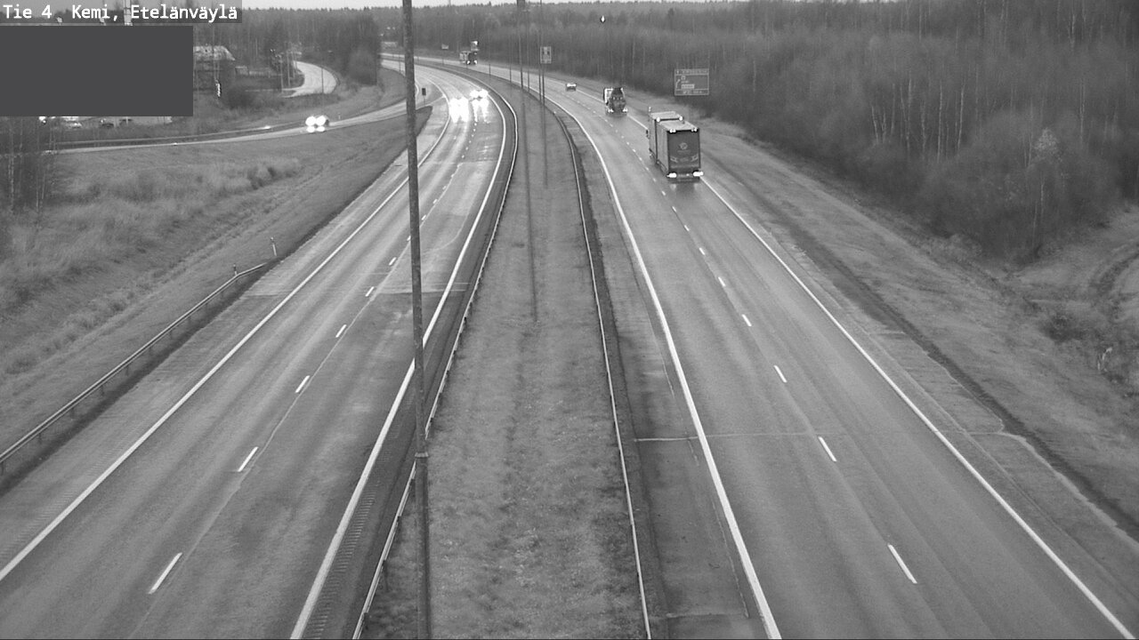 Weather Camera Image Road 4 Kemi, Etelänväylä, Kemi, Lappi