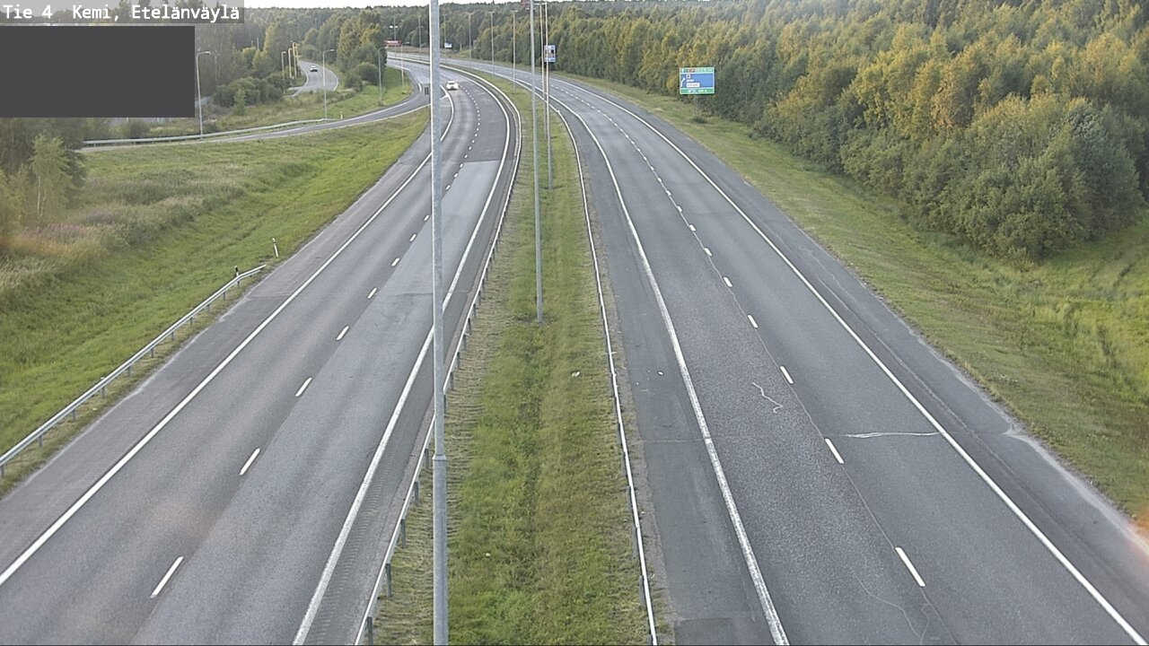 Weather Camera Image Väg 4 Kemi, Etelänväylä, Kemi, Lappi