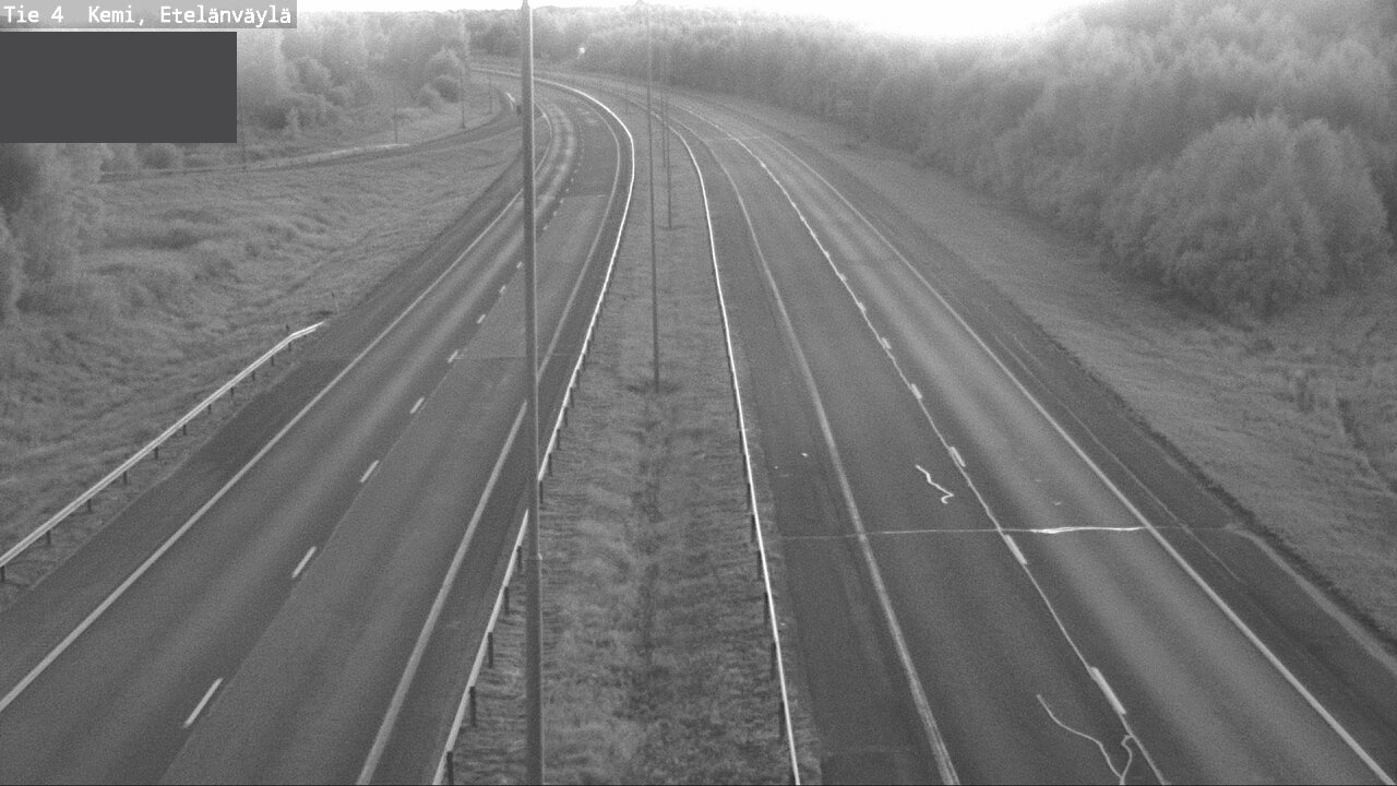 Weather Camera Image Väg 4 Kemi, Etelänväylä, Kemi, Lappi