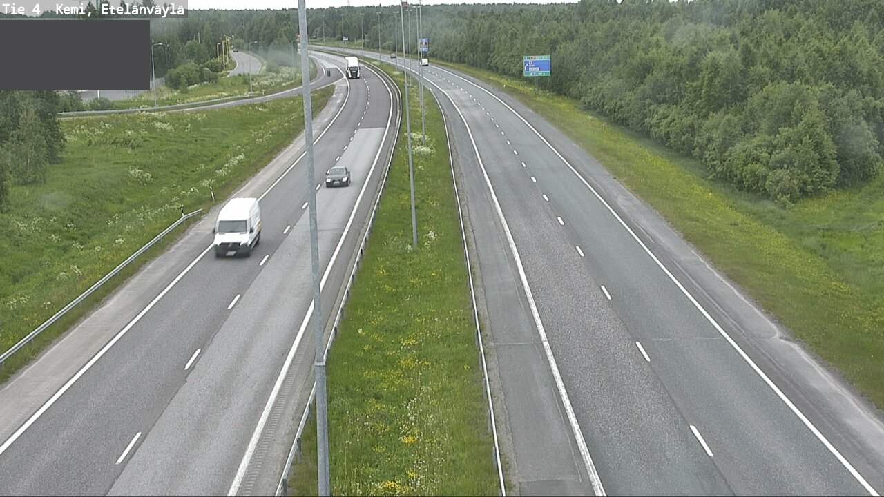 Kelikamerat Kuva Tie 4 Kemi, Etelänväylä, Kemi, Lappi