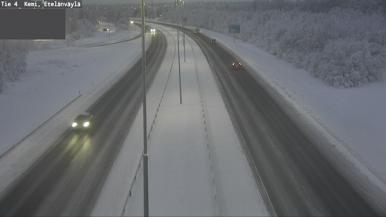 Kelikamerat Kuva Tie 4 Kemi, Etelänväylä, Kemi, Lappi