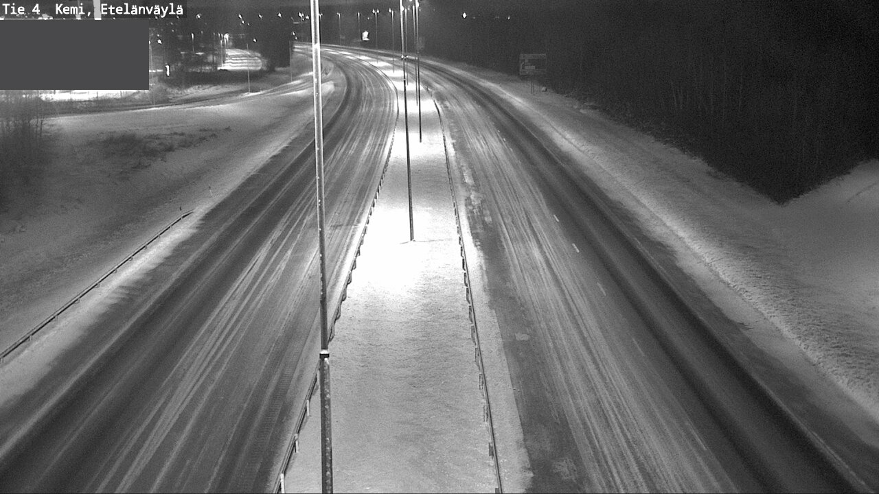 Weather Camera Image Road 4 Kemi, Etelänväylä, Kemi, Lappi