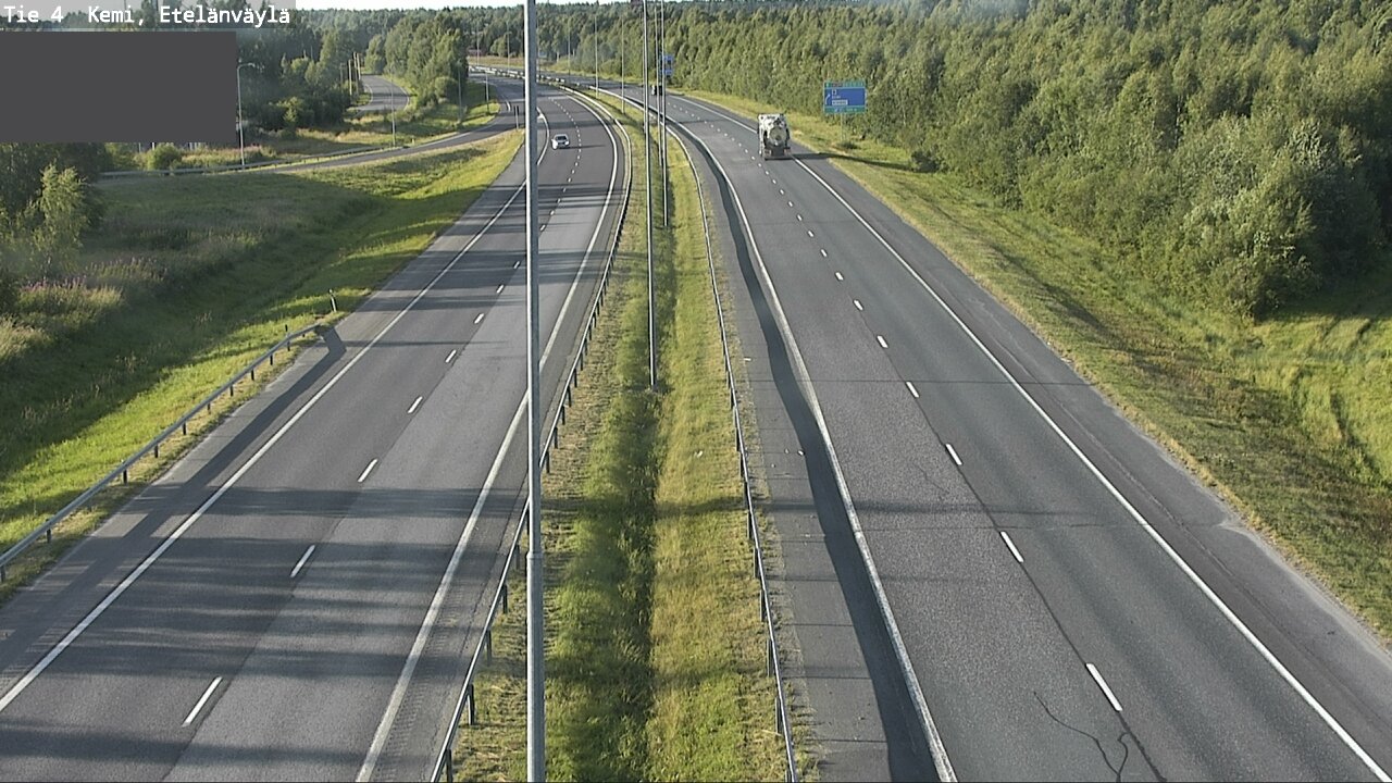 Weather Camera Image Väg 4 Kemi, Etelänväylä, Kemi, Lappi