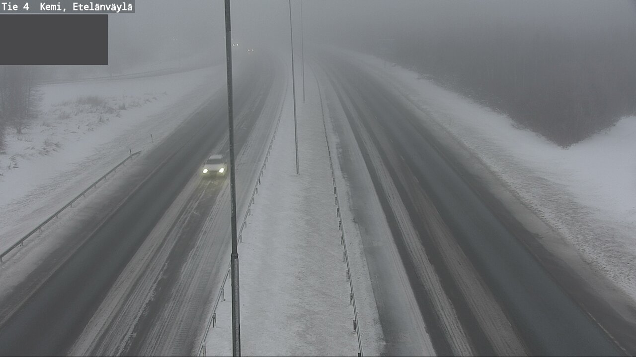 Weather Camera Image Väg 4 Kemi, Etelänväylä, Kemi, Lappi