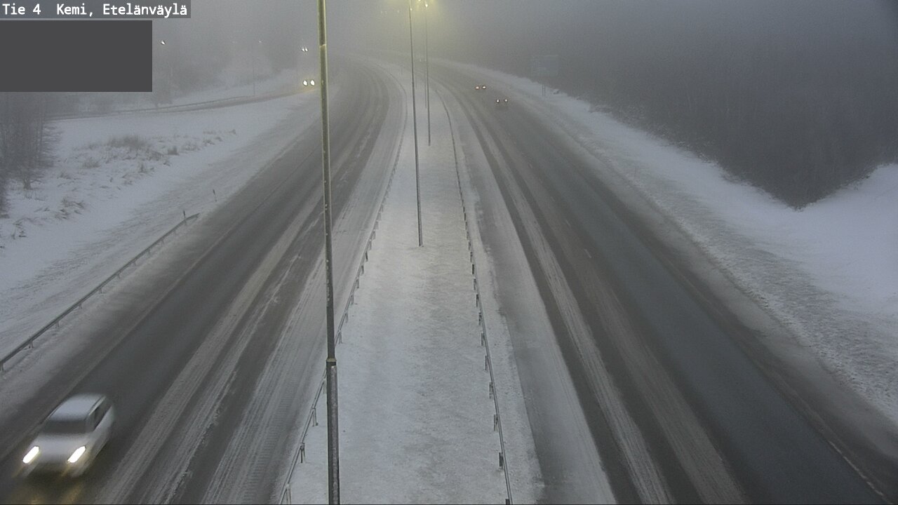 Weather Camera Image Väg 4 Kemi, Etelänväylä, Kemi, Lappi
