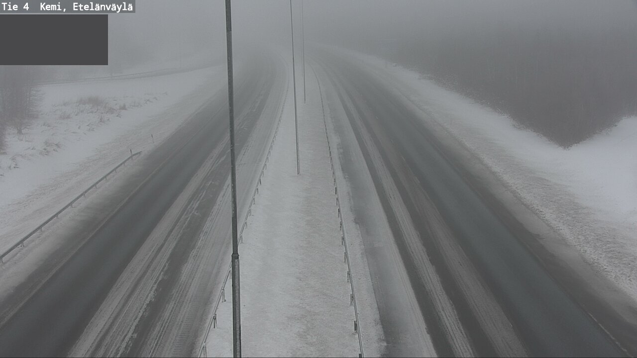 Weather Camera Image Väg 4 Kemi, Etelänväylä, Kemi, Lappi
