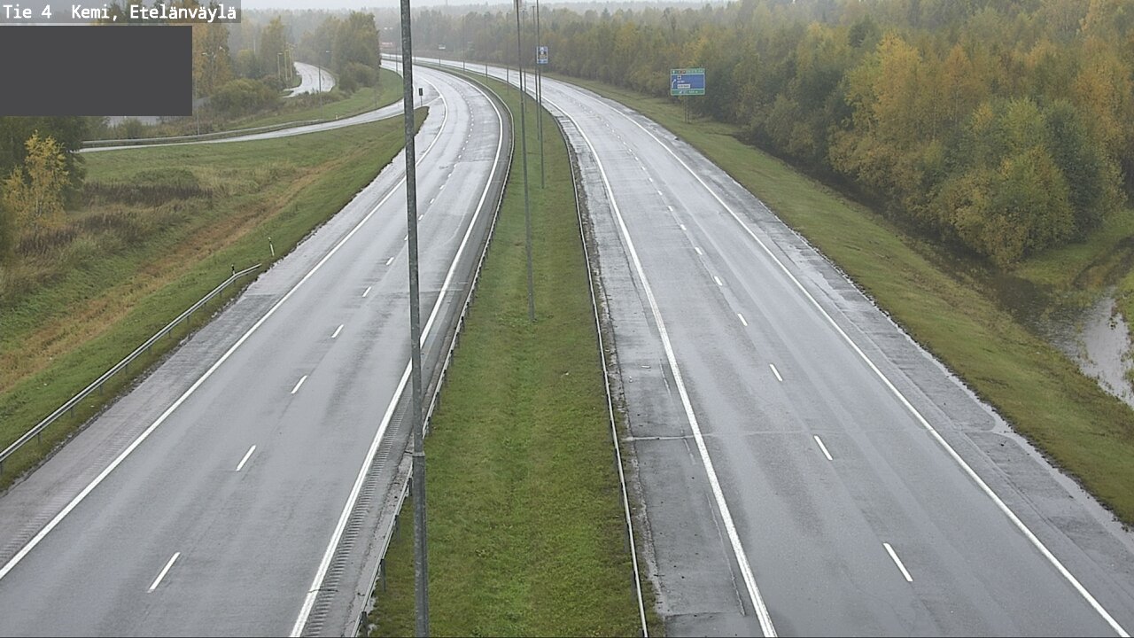 Weather Camera Image Väg 4 Kemi, Etelänväylä, Kemi, Lappi