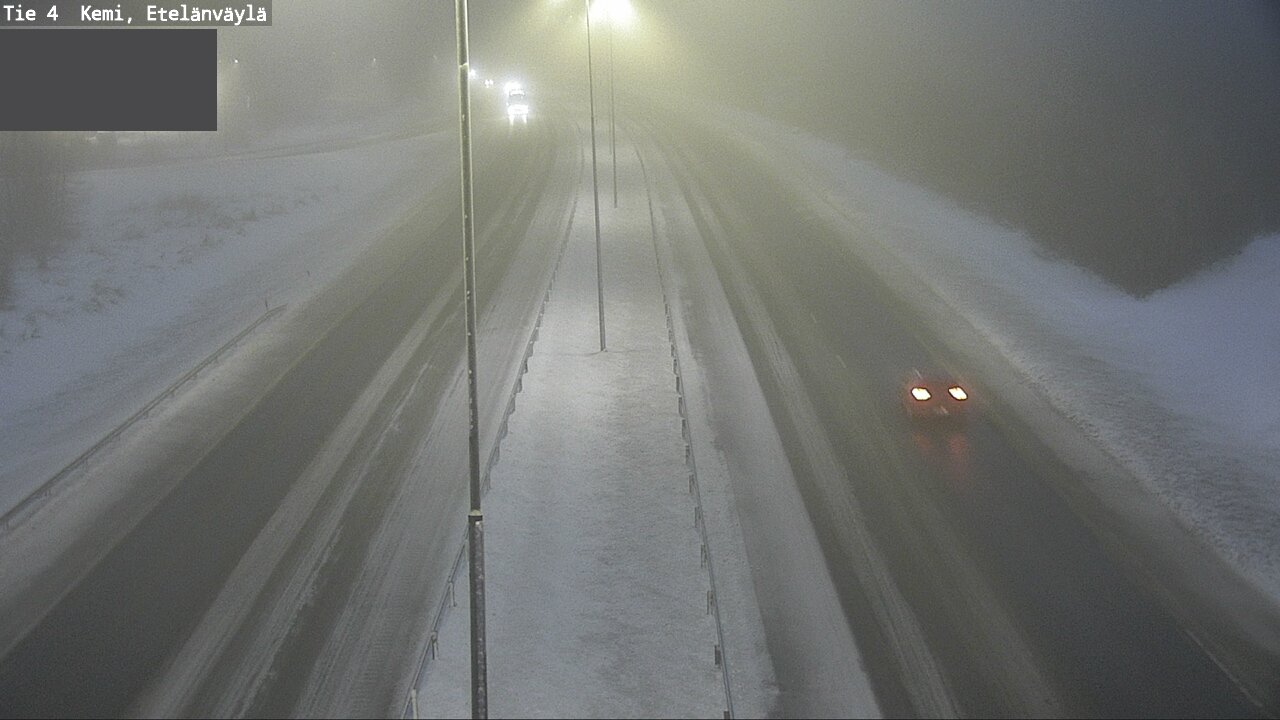 Weather Camera Image Väg 4 Kemi, Etelänväylä, Kemi, Lappi