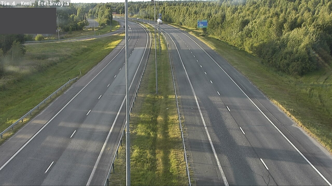 Weather Camera Image Väg 4 Kemi, Etelänväylä, Kemi, Lappi