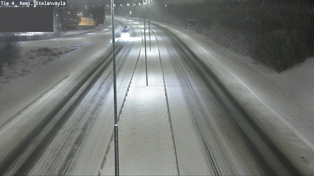 Weather Camera Image Road 4 Kemi, Etelänväylä, Kemi, Lappi