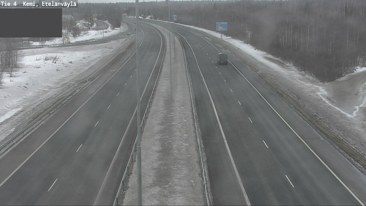 Weather Camera Image Väg 4 Kemi, Etelänväylä, Kemi, Lappi