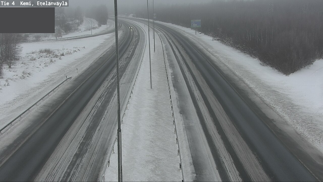 Weather Camera Image Väg 4 Kemi, Etelänväylä, Kemi, Lappi