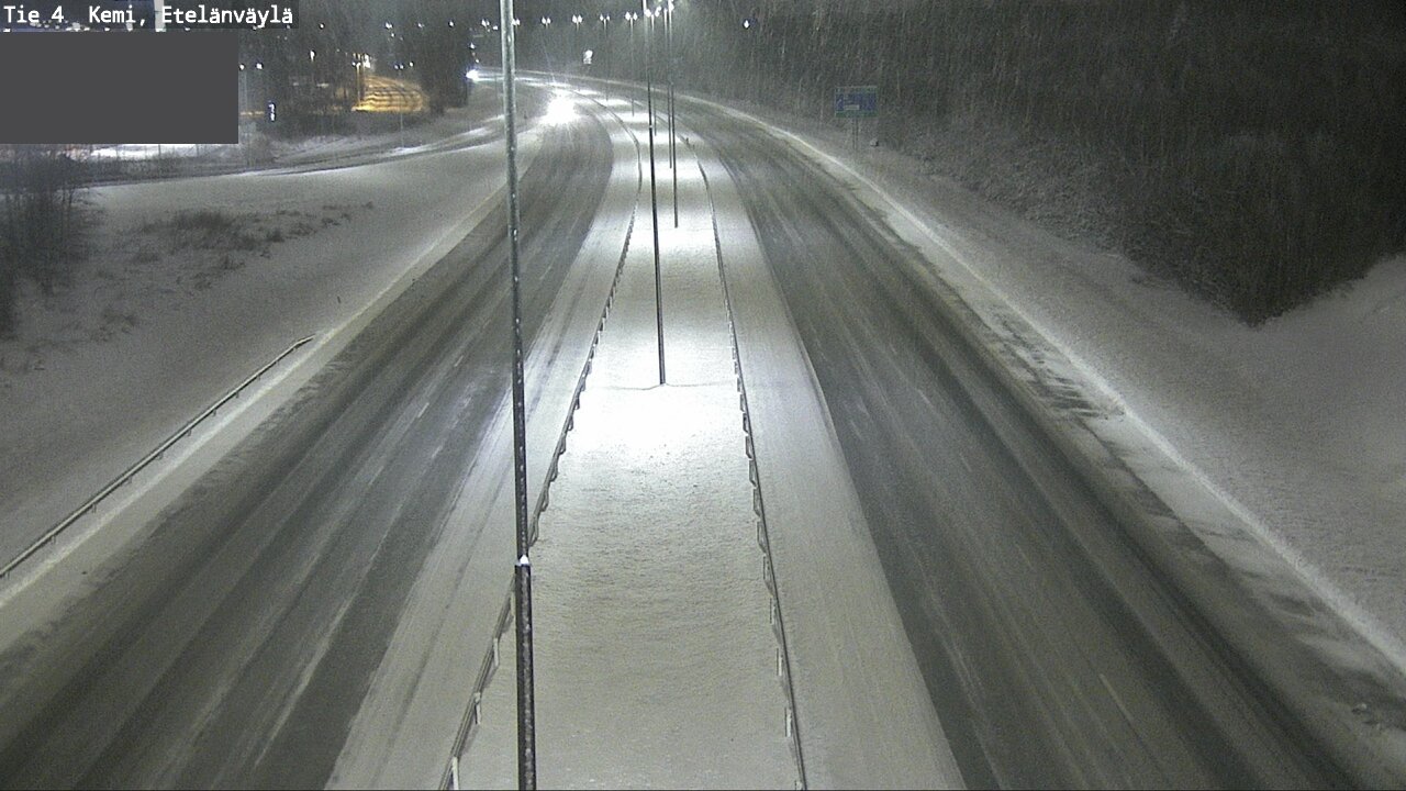 Weather Camera Image Road 4 Kemi, Etelänväylä, Kemi, Lappi