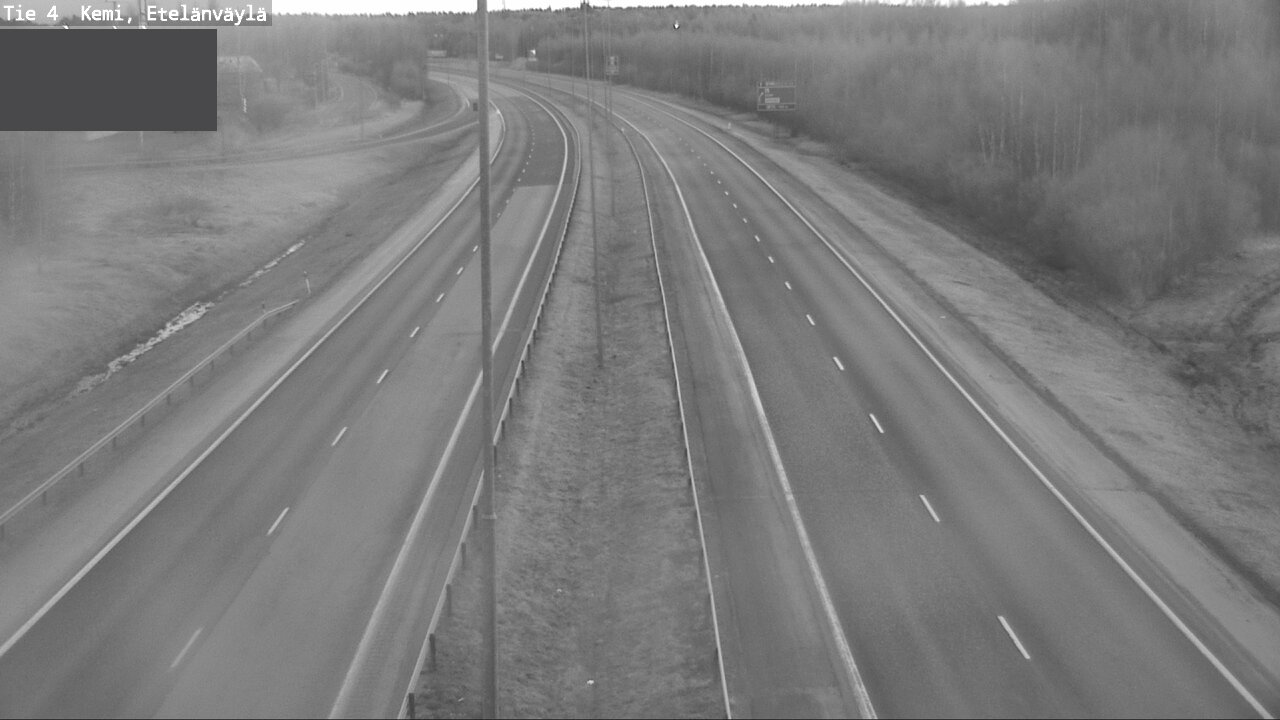 Weather Camera Image Road 4 Kemi, Etelänväylä, Kemi, Lappi