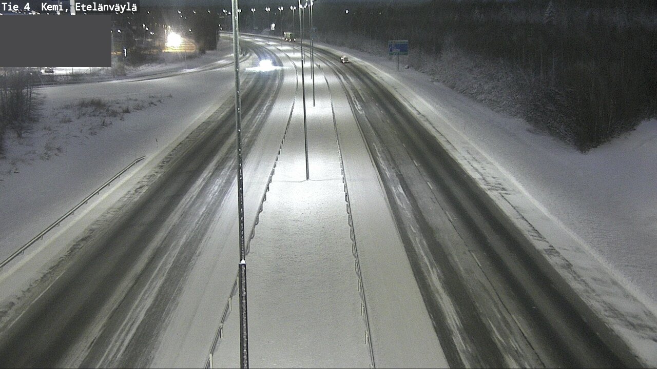 Weather Camera Image Road 4 Kemi, Etelänväylä, Kemi, Lappi