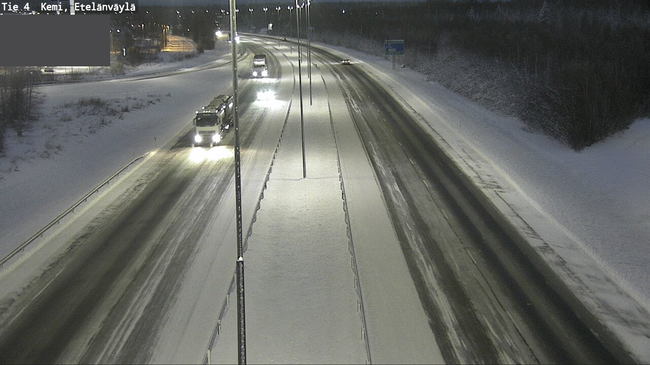 Weather Camera Image Road 4 Kemi, Etelänväylä, Kemi, Lappi
