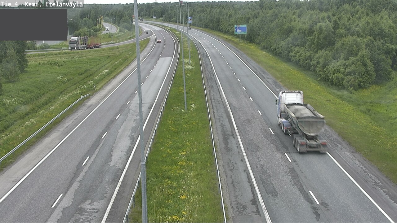 Weather Camera Image Road 4 Kemi, Etelänväylä, Kemi, Lappi
