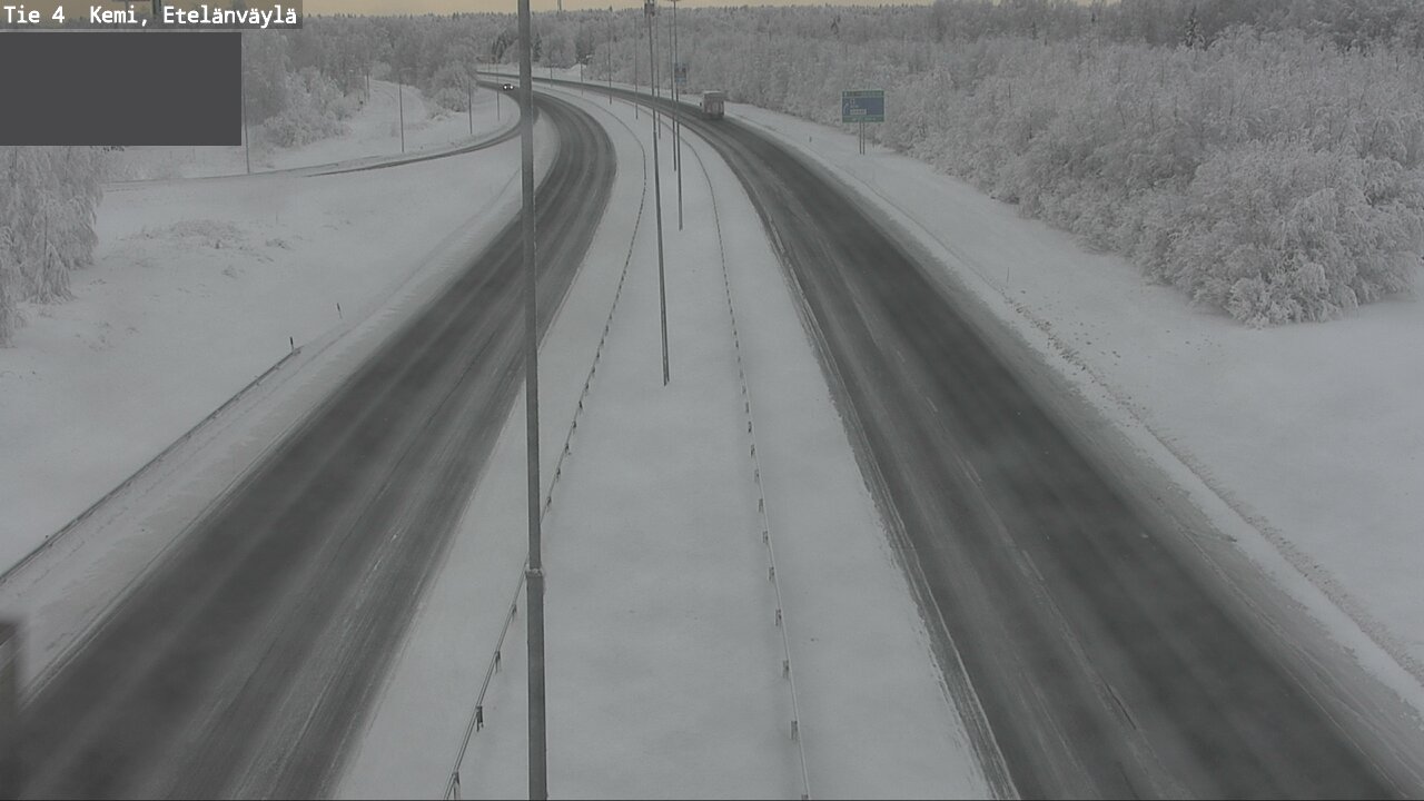 Kelikamerat Kuva Tie 4 Kemi, Etelänväylä, Kemi, Lappi