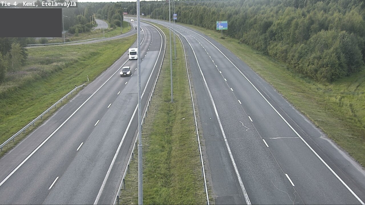 Weather Camera Image Väg 4 Kemi, Etelänväylä, Kemi, Lappi