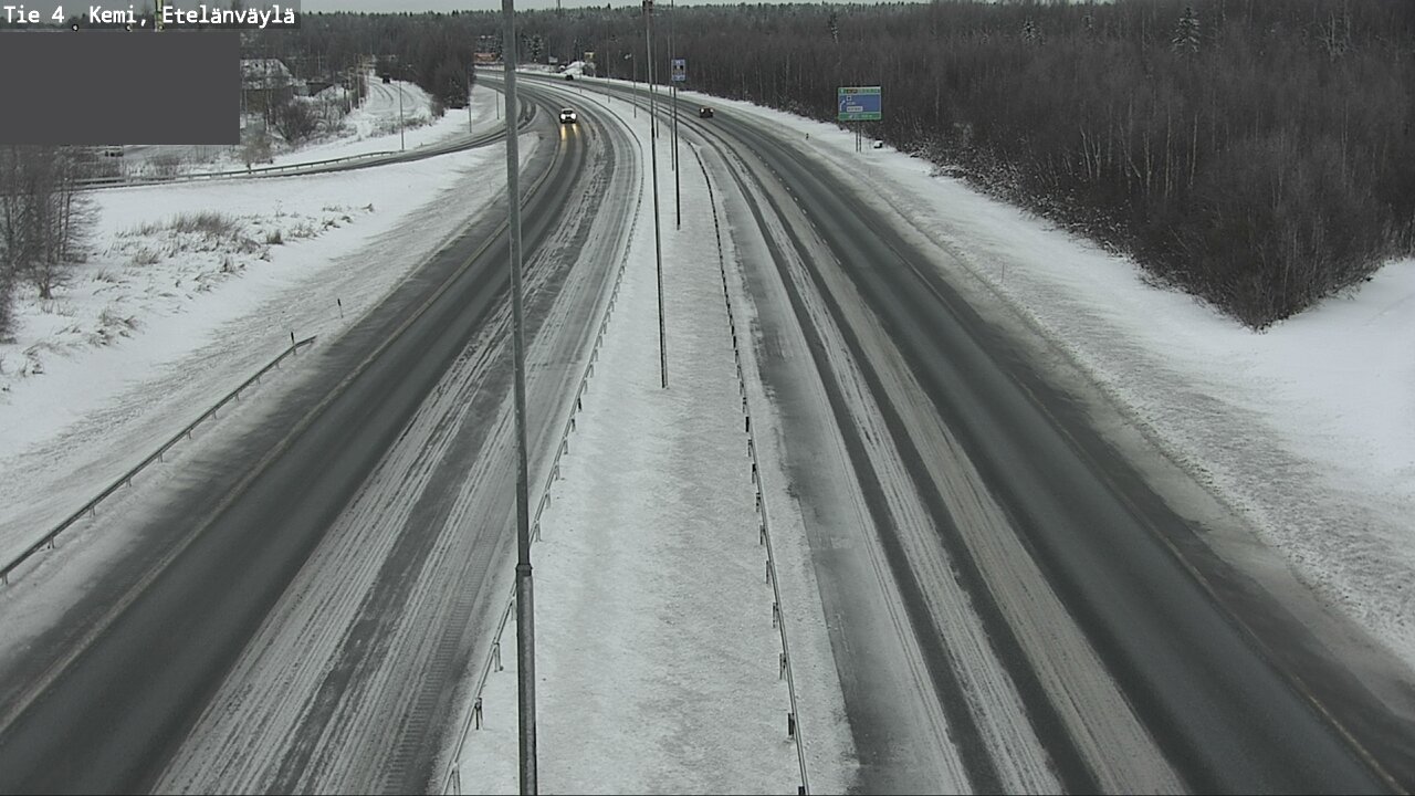 Weather Camera Image Väg 4 Kemi, Etelänväylä, Kemi, Lappi