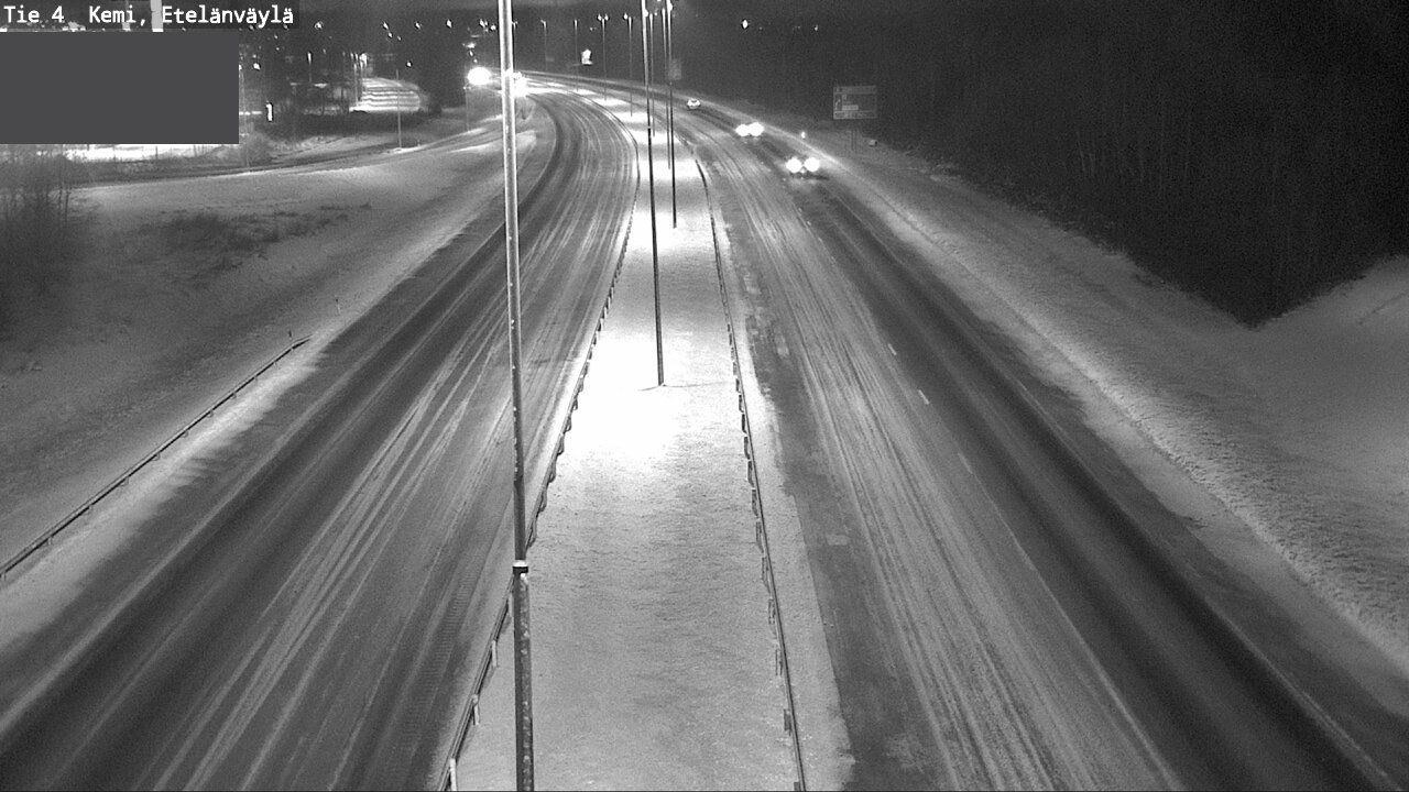 Weather Camera Image Road 4 Kemi, Etelänväylä, Kemi, Lappi