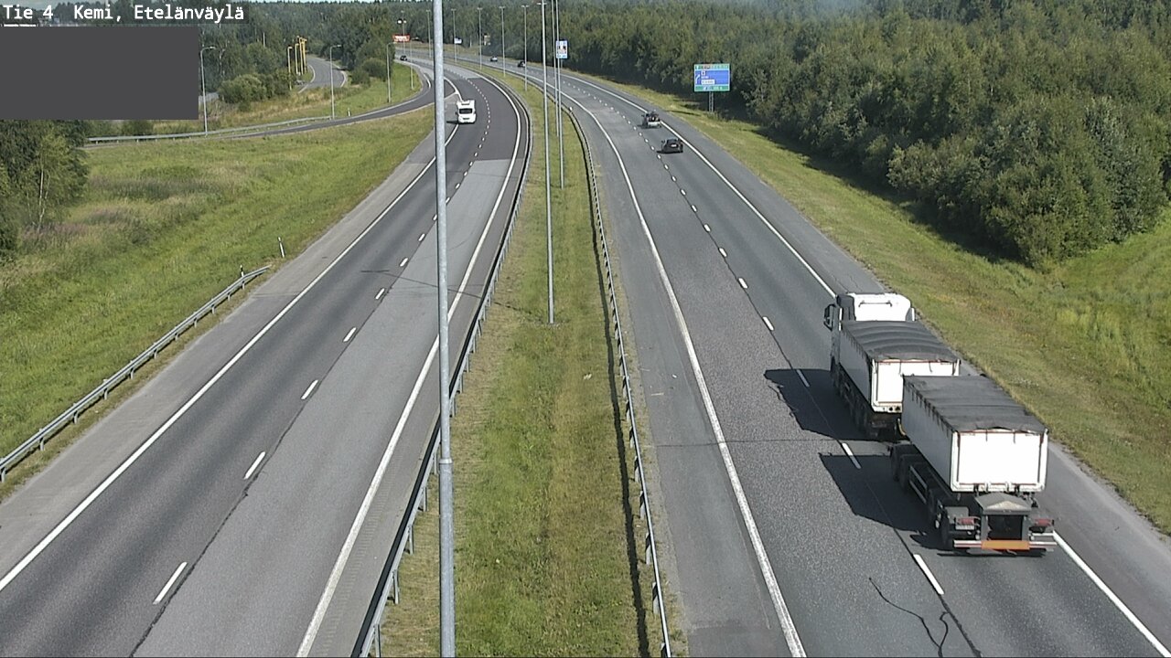 Weather Camera Image Road 4 Kemi, Etelänväylä, Kemi, Lappi