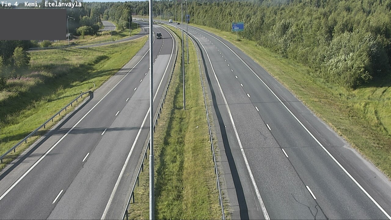 Weather Camera Image Väg 4 Kemi, Etelänväylä, Kemi, Lappi