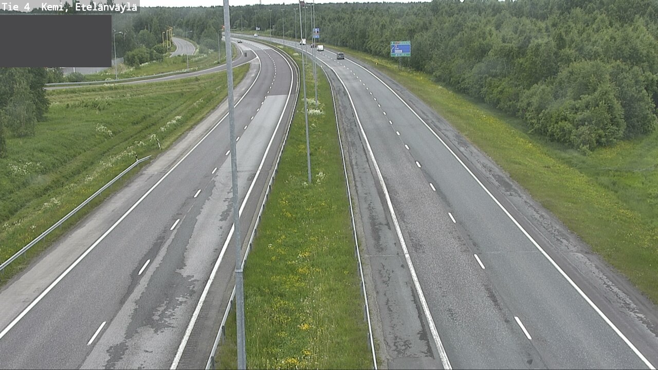 Weather Camera Image Road 4 Kemi, Etelänväylä, Kemi, Lappi