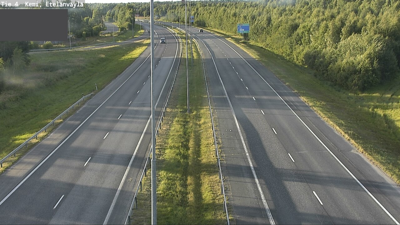Weather Camera Image Väg 4 Kemi, Etelänväylä, Kemi, Lappi