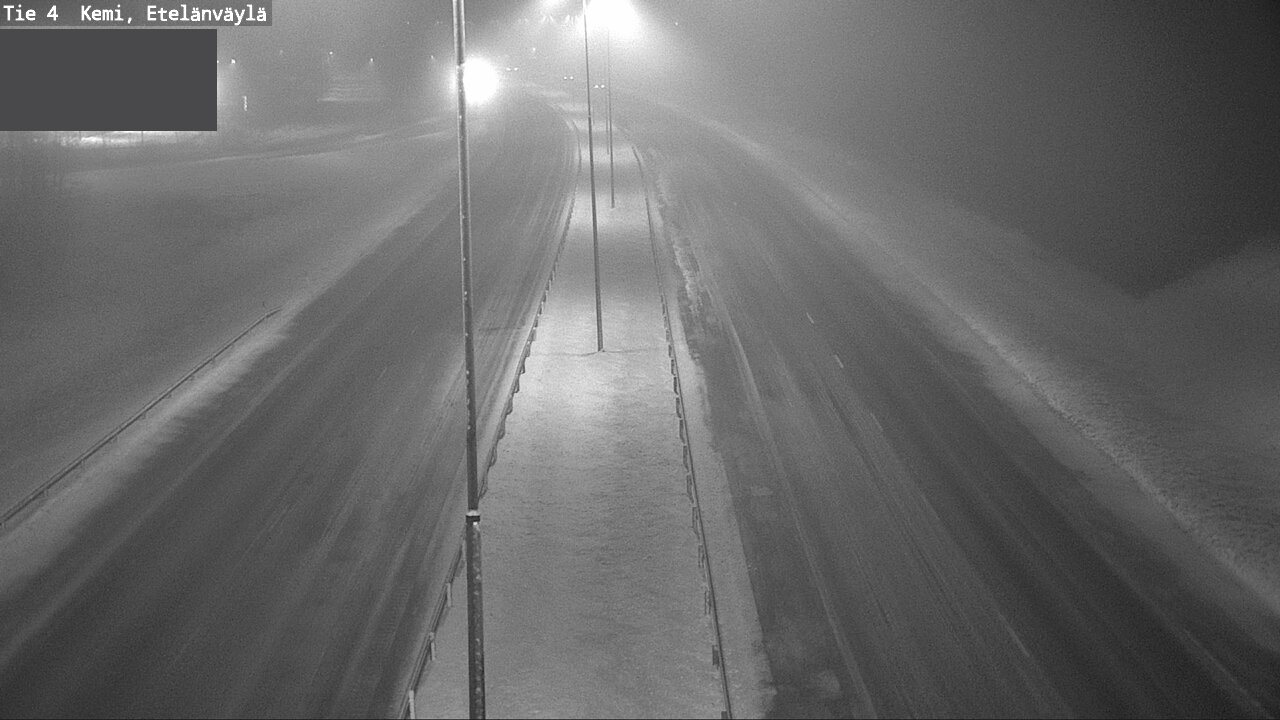 Weather Camera Image Road 4 Kemi, Etelänväylä, Kemi, Lappi