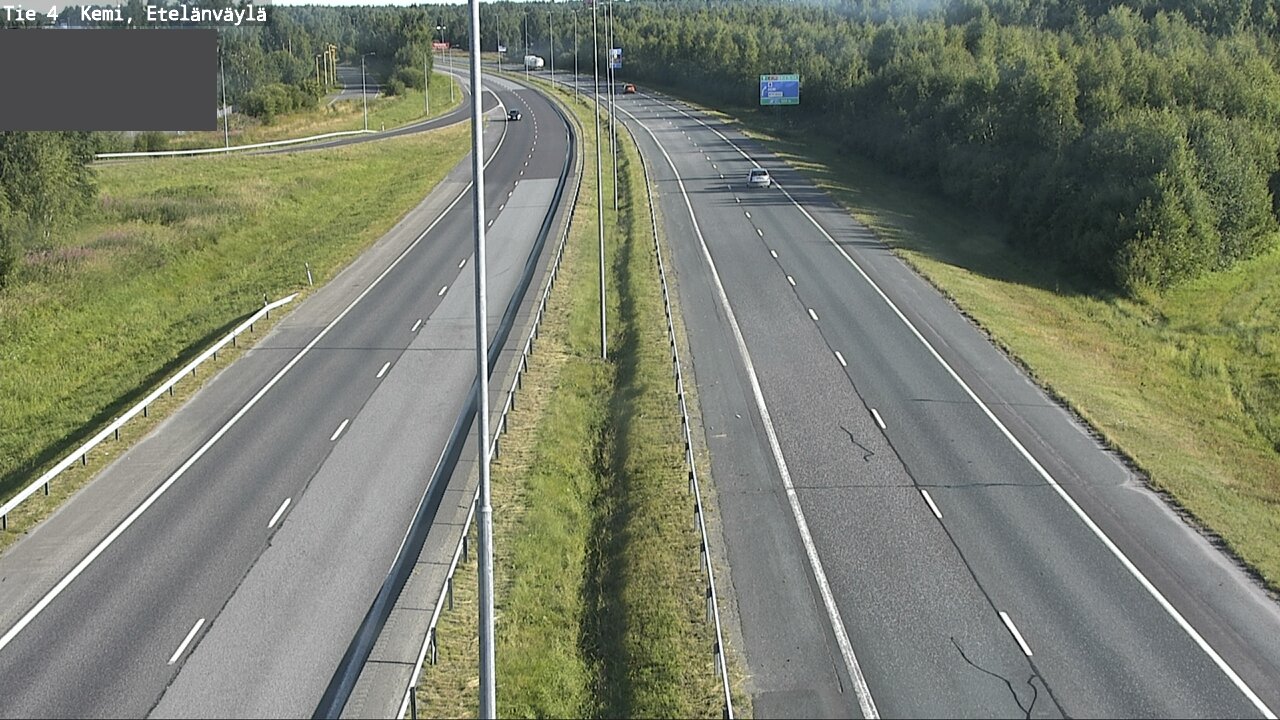 Weather Camera Image Väg 4 Kemi, Etelänväylä, Kemi, Lappi